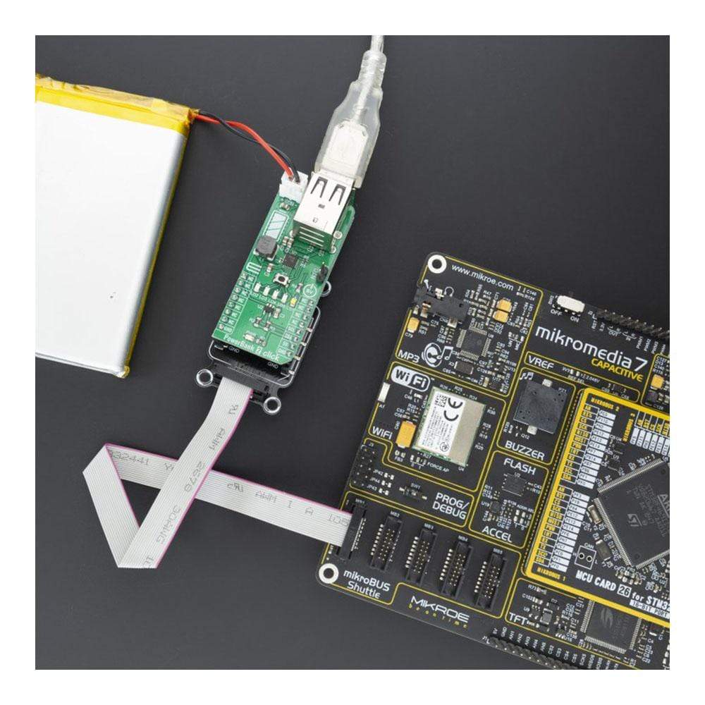 Mikroelektronika d.o.o. MIKROE-4116 PowerBank 2 Click Board - The Debug Store UK