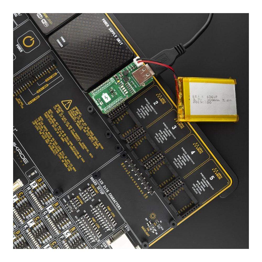 Mikroelektronika d.o.o. MIKROE-4082 PowerBank Click Board - The Debug Store UK