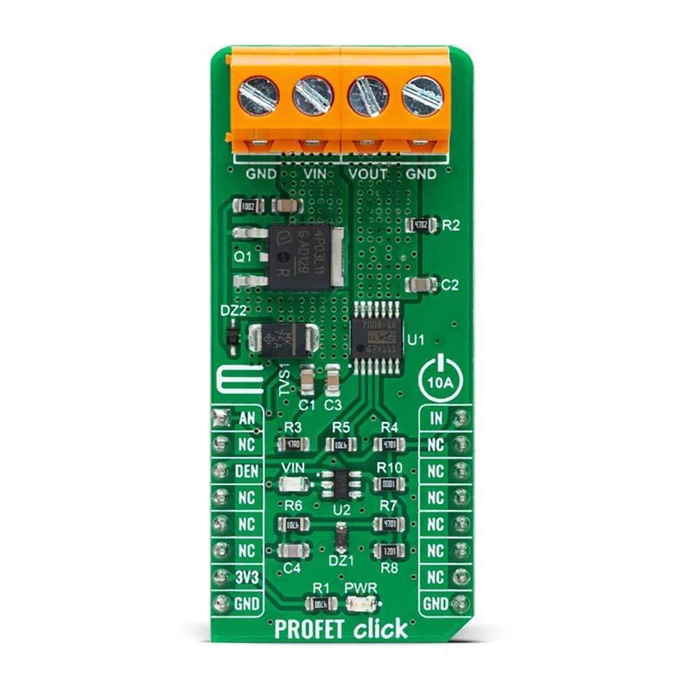 Mikroelektronika d.o.o. MIKROE-4817 PROFET -10A Click Board - The Debug Store UK