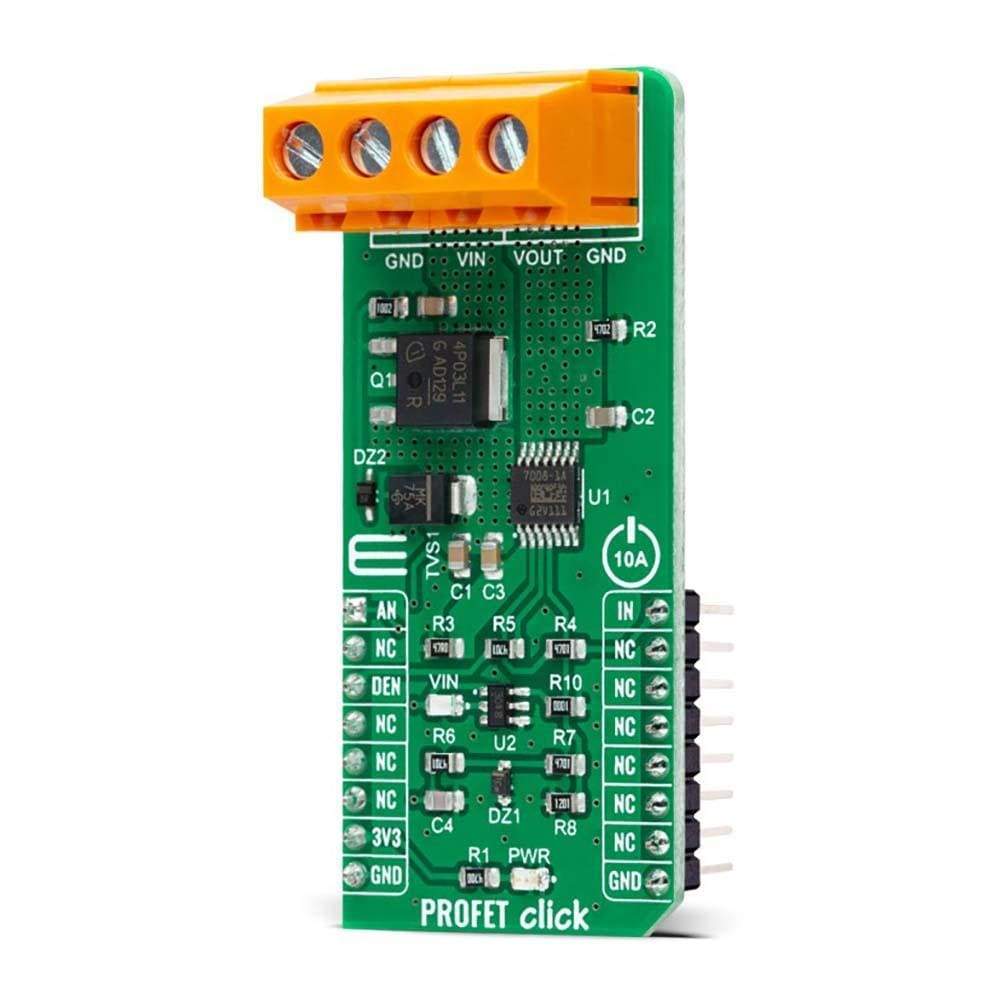 Mikroelektronika d.o.o. MIKROE-4817 PROFET -10A Click Board - The Debug Store UK