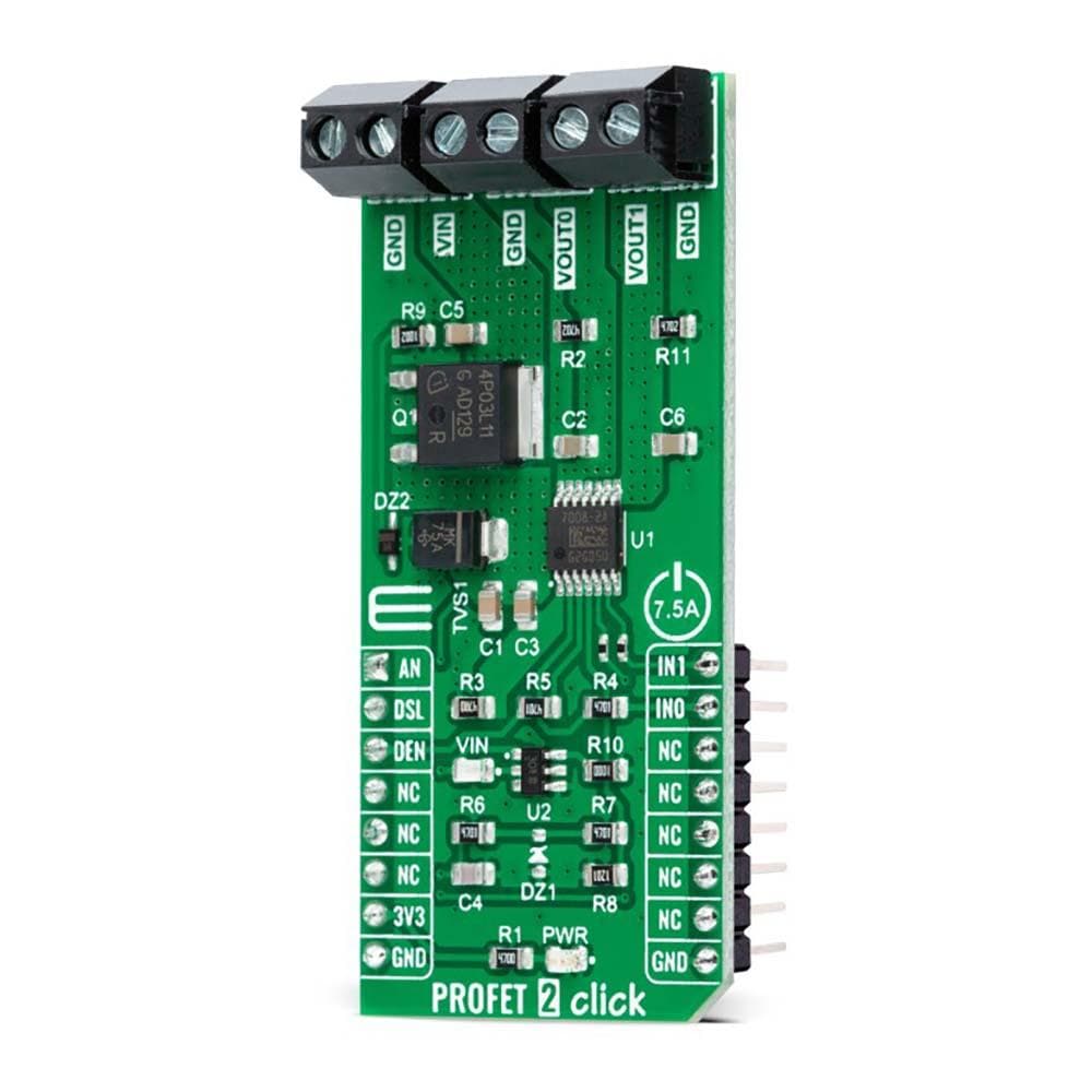 Mikroelektronika d.o.o. MIKROE-4818 PROFET 2 -3A Click Board - The Debug Store UK