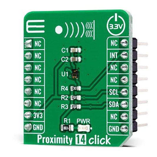 Mikroelektronika d.o.o. MIKROE-4744 Proximity 14 Click Board - The Debug Store UK