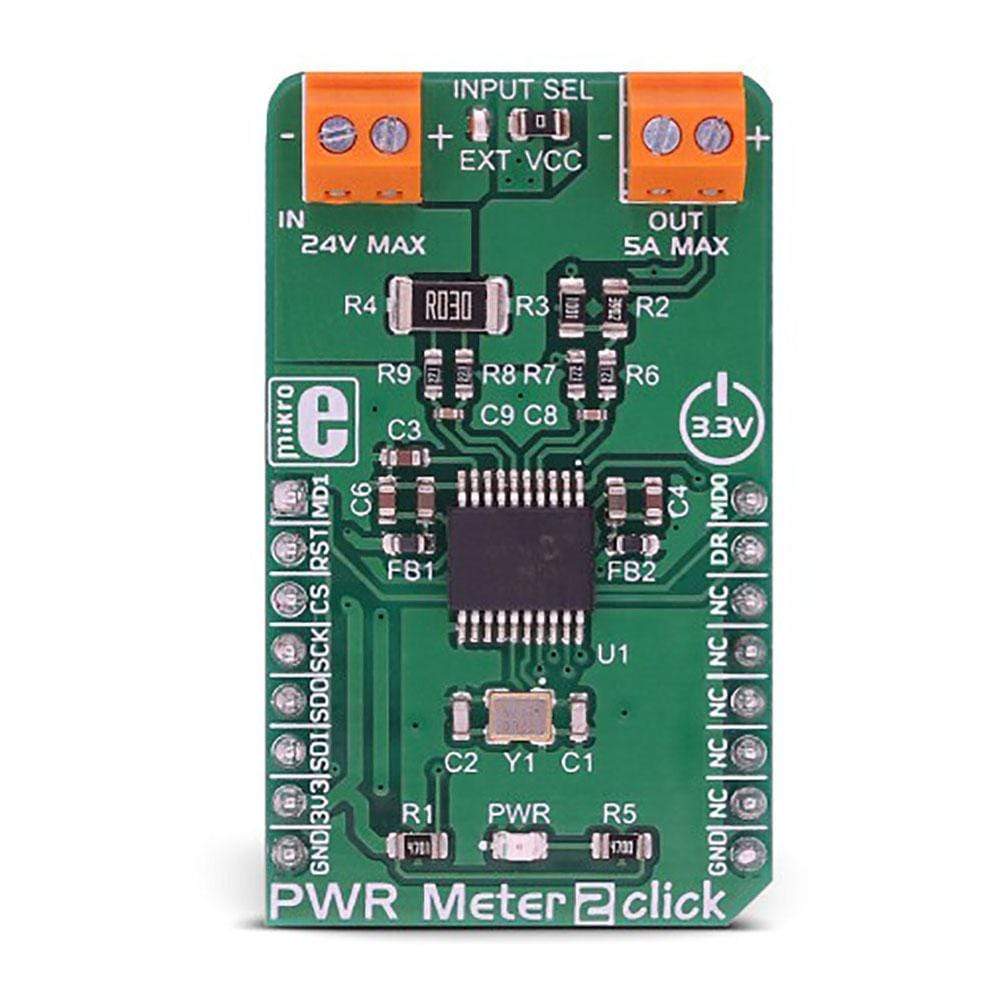 Mikroelektronika d.o.o. MIKROE-3150 PWR Meter 2 Click Board - The Debug Store UK