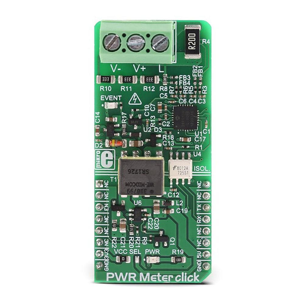 Mikroelektronika d.o.o. MIKROE-3169 PWR Meter Click Board - The Debug Store UK