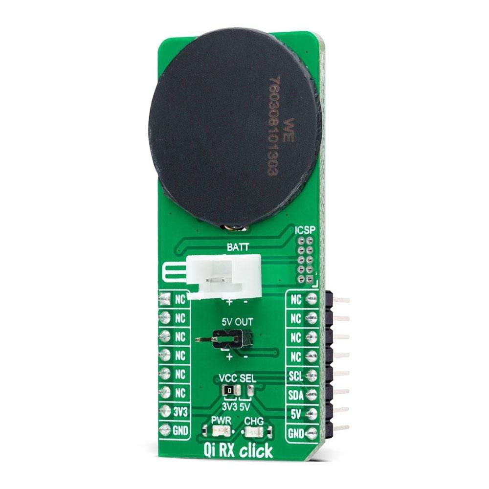 Mikroelektronika d.o.o. MIKROE-4345 Qi RX Click Board - The Debug Store UK