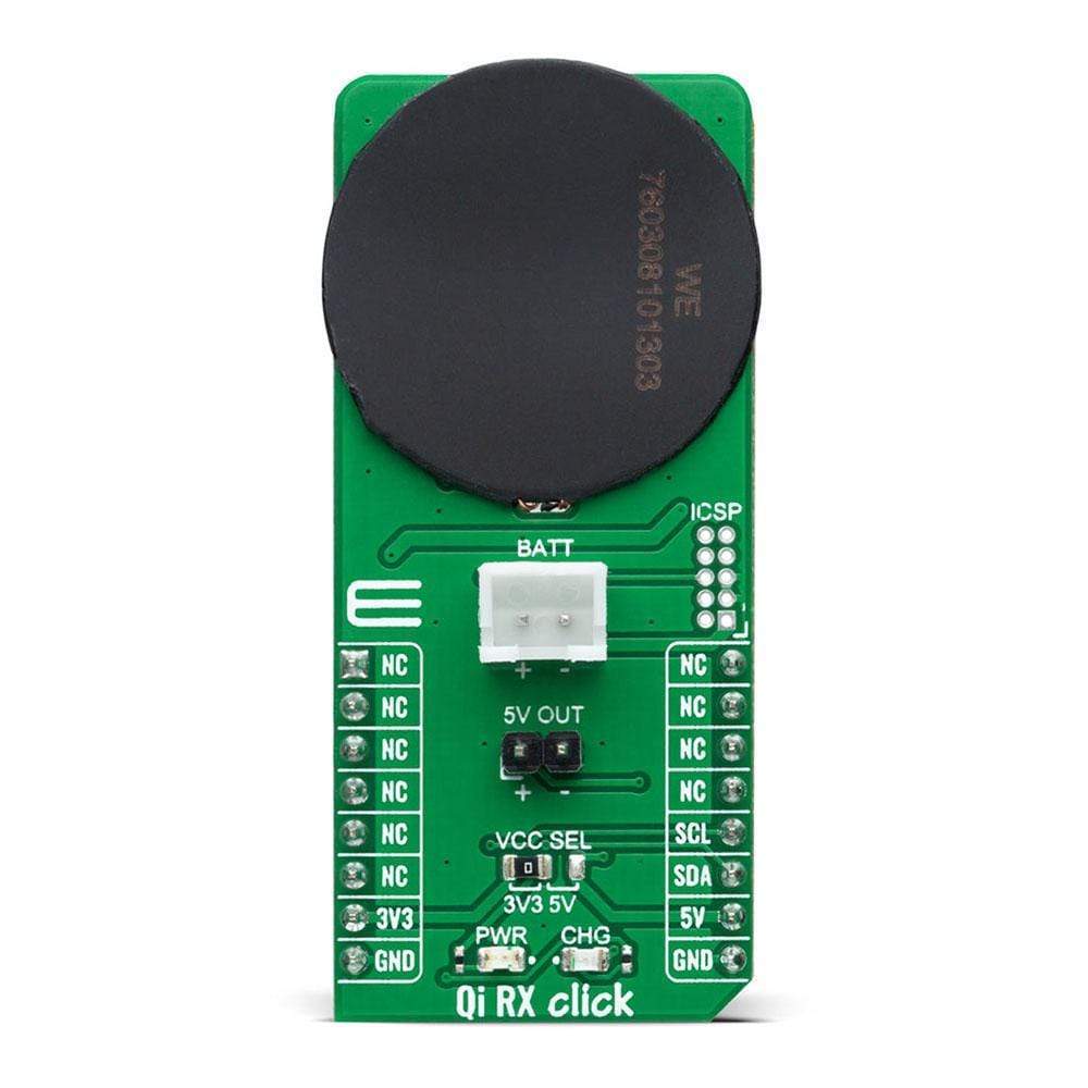 Mikroelektronika d.o.o. MIKROE-4345 Qi RX Click Board - The Debug Store UK