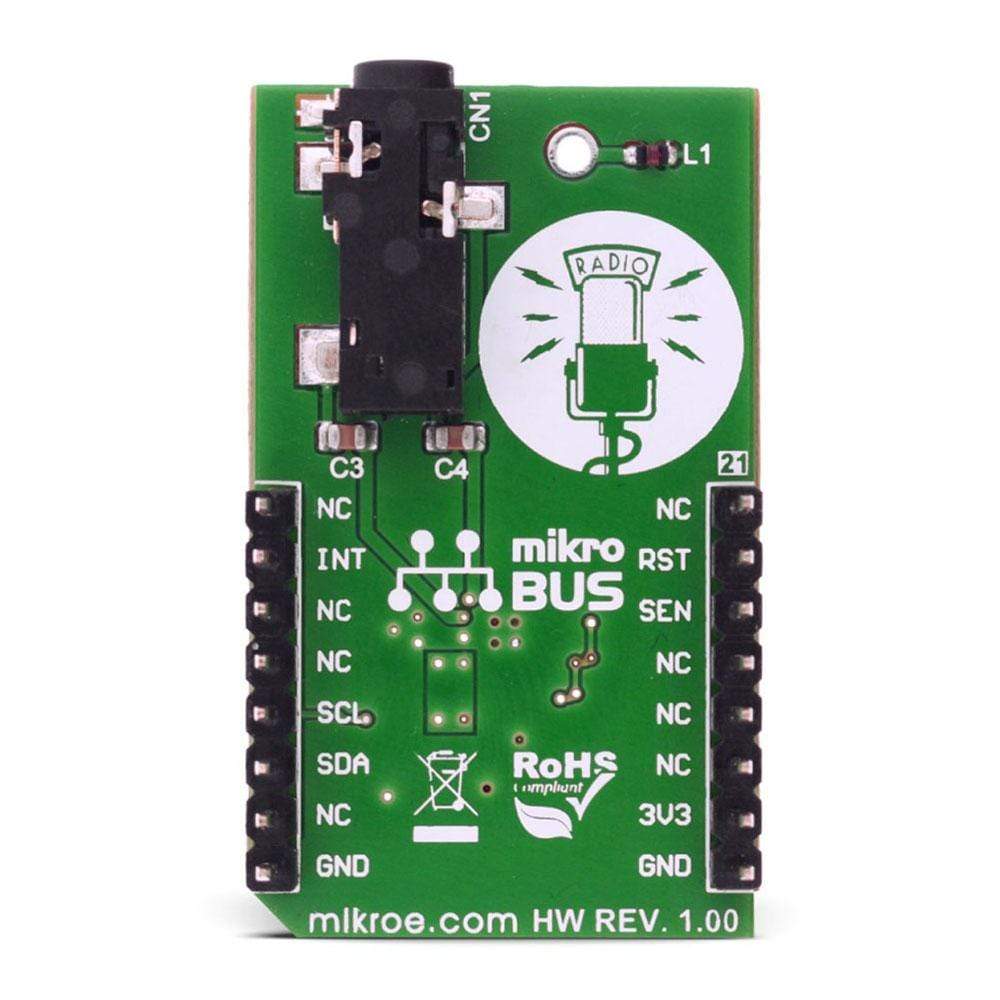 Mikroelektronika d.o.o. MIKROE-2822 RadioStation Click Board - The Debug Store UK