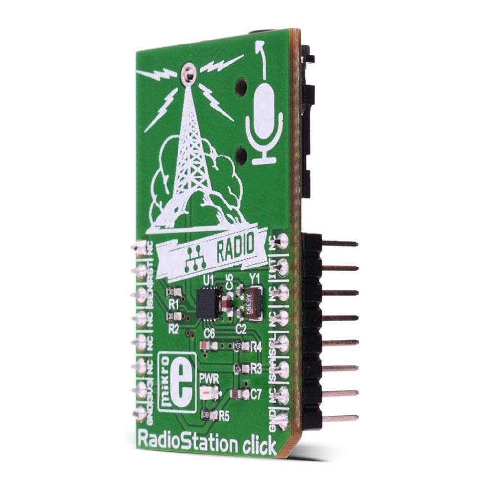 Mikroelektronika d.o.o. MIKROE-2822 RadioStation Click Board - The Debug Store UK