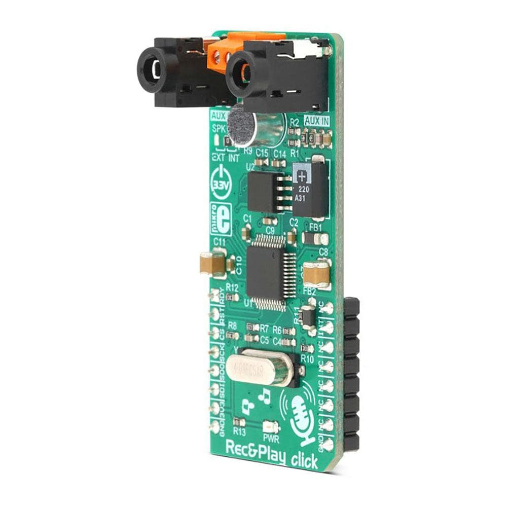 Mikroelektronika d.o.o. MIKROE-3345 Rec&Play Click Board - The Debug Store UK
