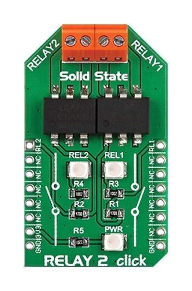 Mikroelektronika d.o.o. MIKROE-1899 Relay 2 Click Board - The Debug Store UK