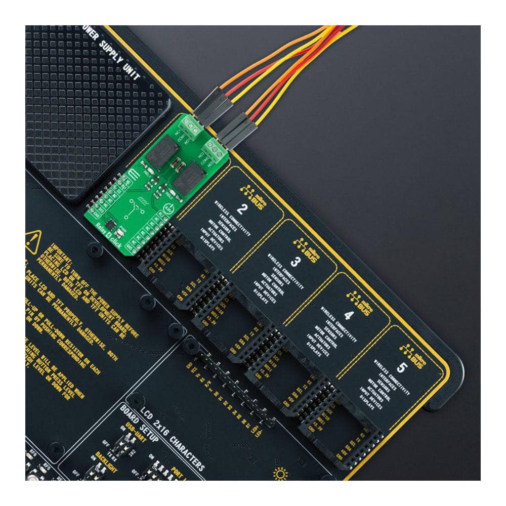 Mikroelektronika d.o.o. MIKROE-5539 Relay 4 Click Board - The Debug Store UK