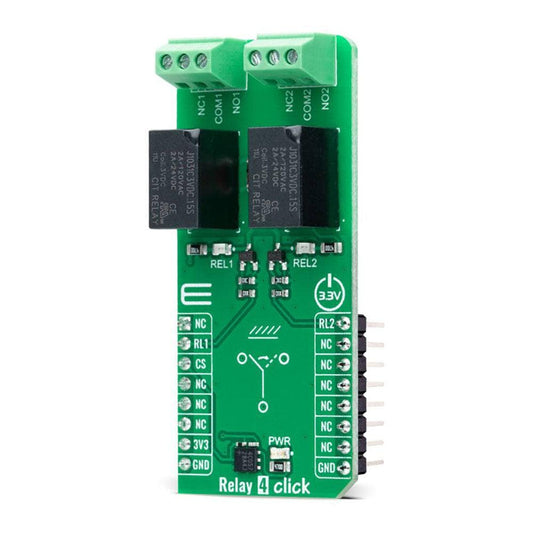 Mikroelektronika d.o.o. MIKROE-5539 Relay 4 Click Board - The Debug Store UK