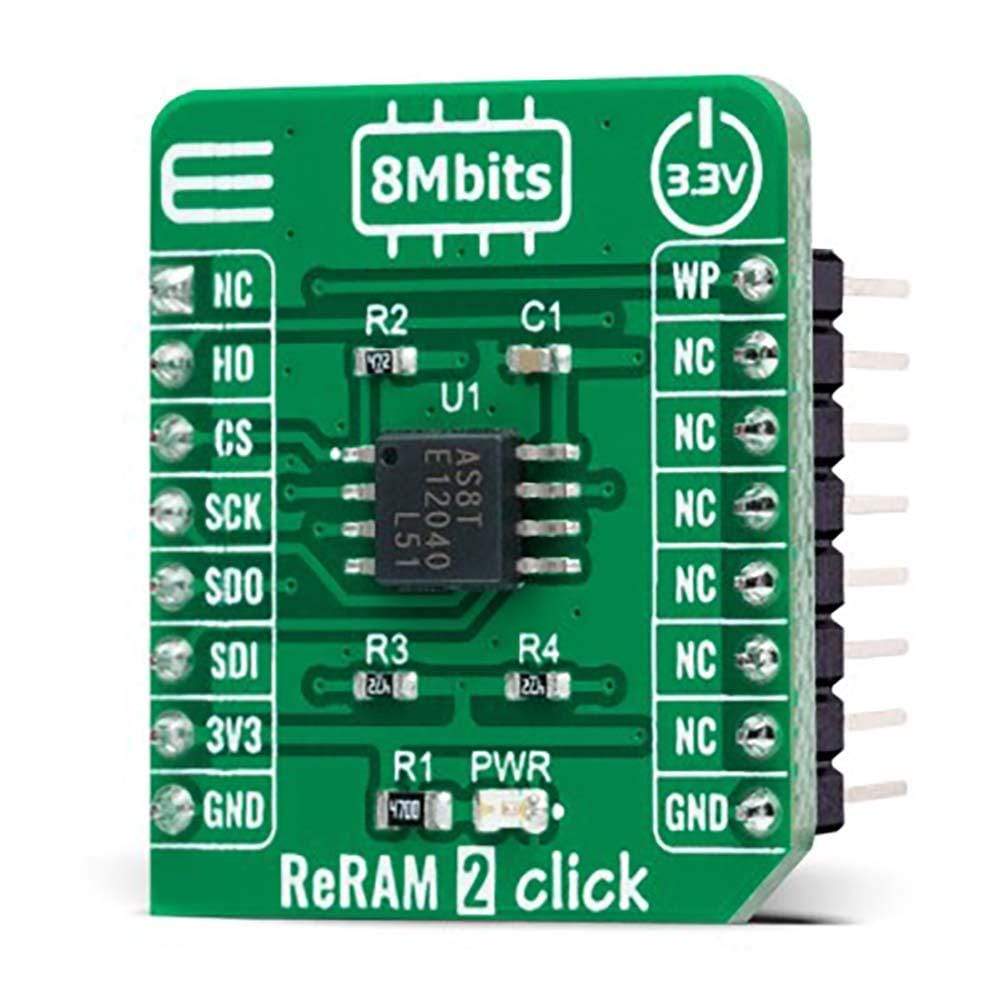 Mikroelektronika d.o.o. MIKROE-4895 ReRAM 2 Click Board - The Debug Store UK