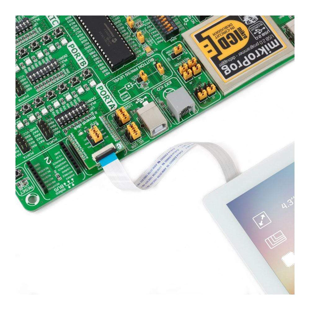 Mikroelektronika d.o.o. MIKROE-2100 Riverdi Click Board - The Debug Store UK