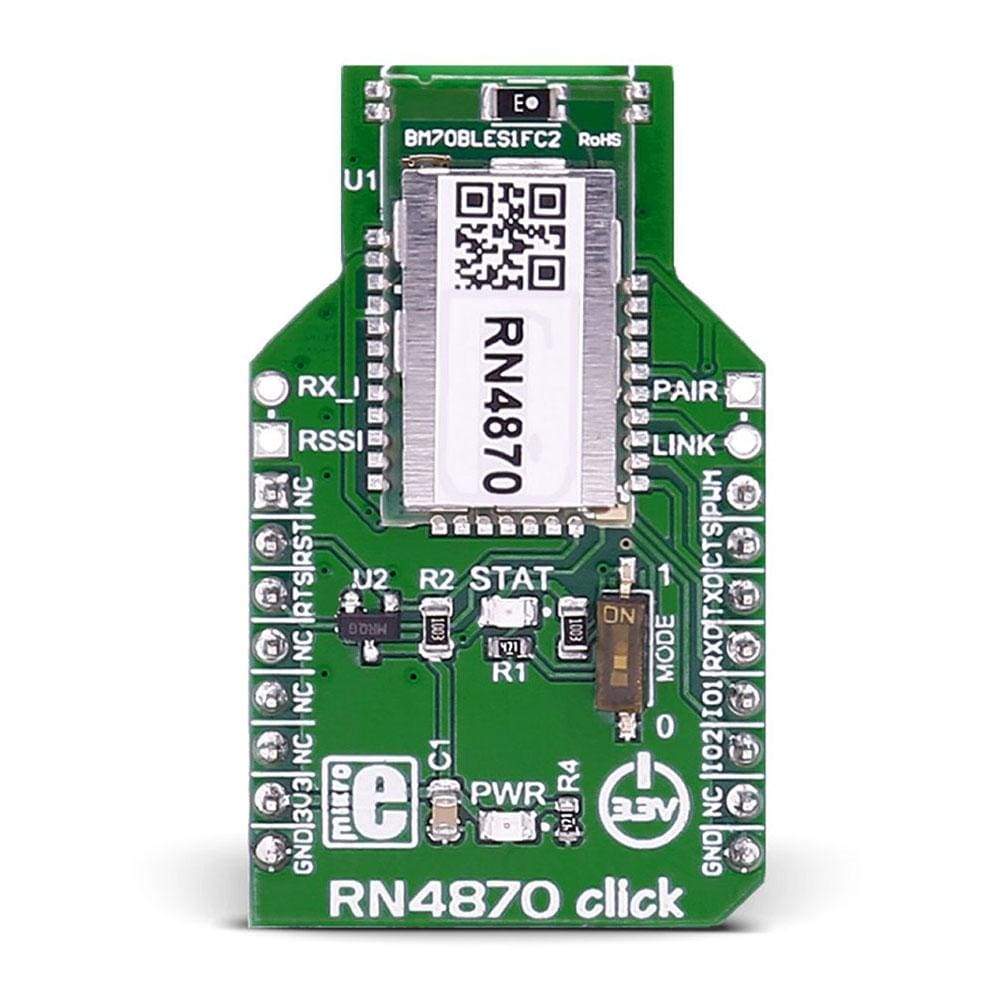 Mikroelektronika d.o.o. MIKROE-2543 RN4870 Click Board - The Debug Store UK