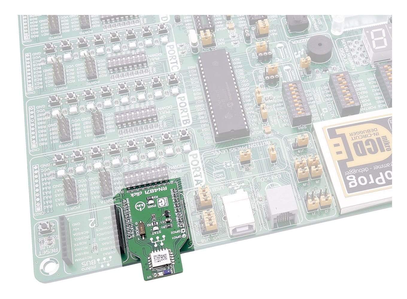 Mikroelektronika d.o.o. MIKROE-2544 RN4871 Click Board - The Debug Store UK