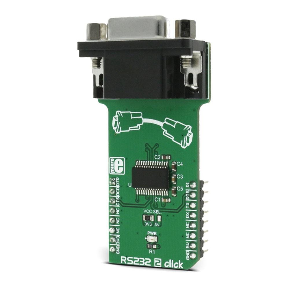 Mikroelektronika d.o.o. MIKROE-2897 RS232 2 Click Board - The Debug Store UK