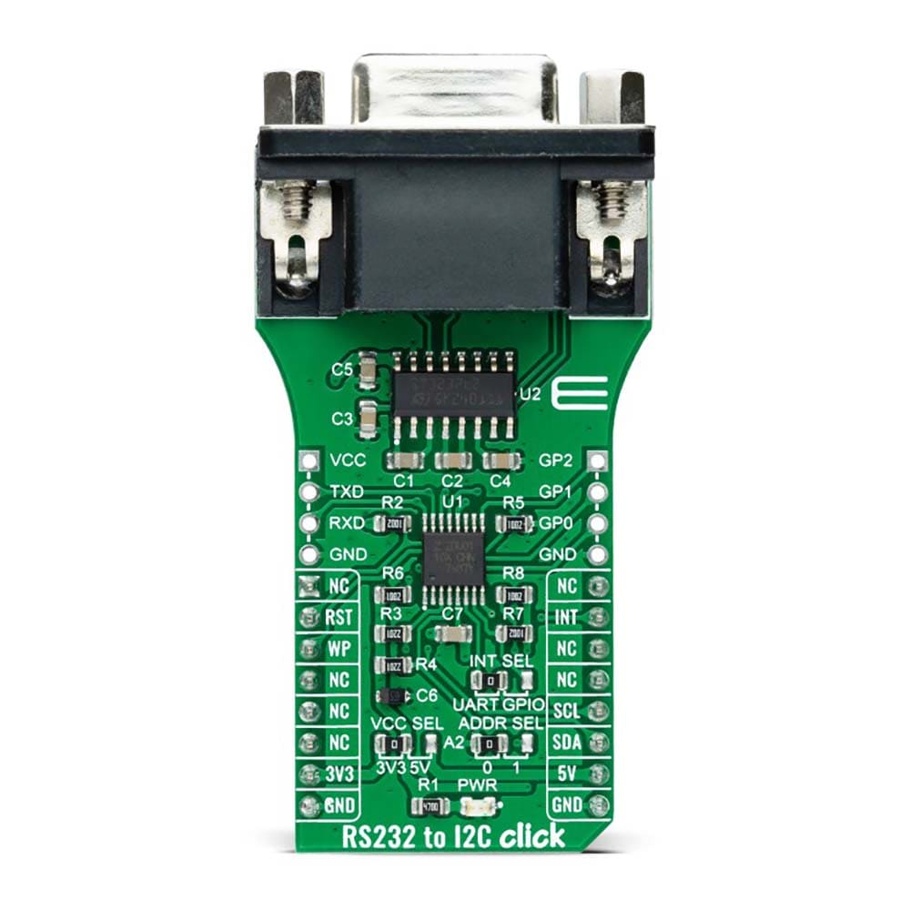 Mikroelektronika d.o.o. MIKROE-5056 RS232 to I2C Click Board - The Debug Store UK
