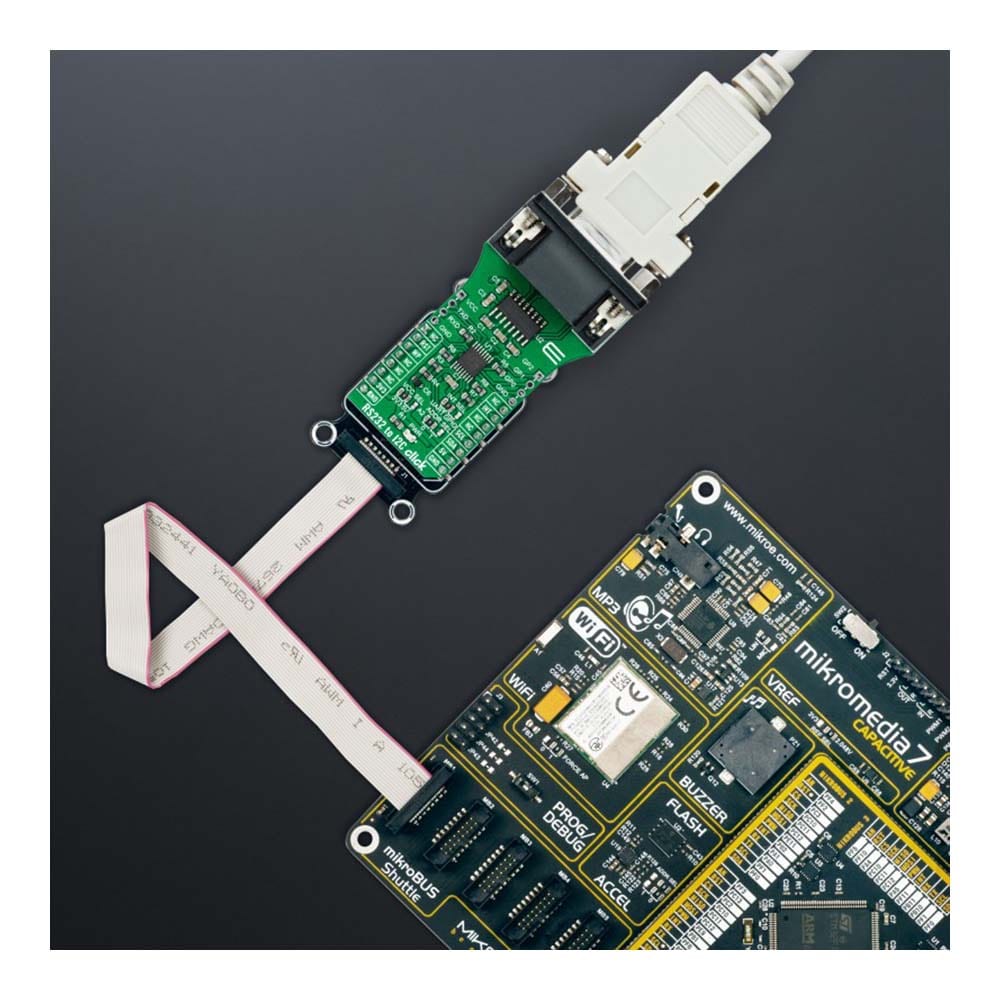 Mikroelektronika d.o.o. MIKROE-5056 RS232 to I2C Click Board - The Debug Store UK