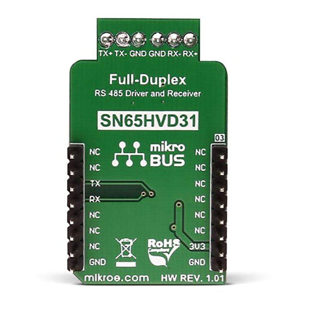 Mikroelektronika d.o.o. MIKROE-2821 RS485 3 Click Board - The Debug Store UK