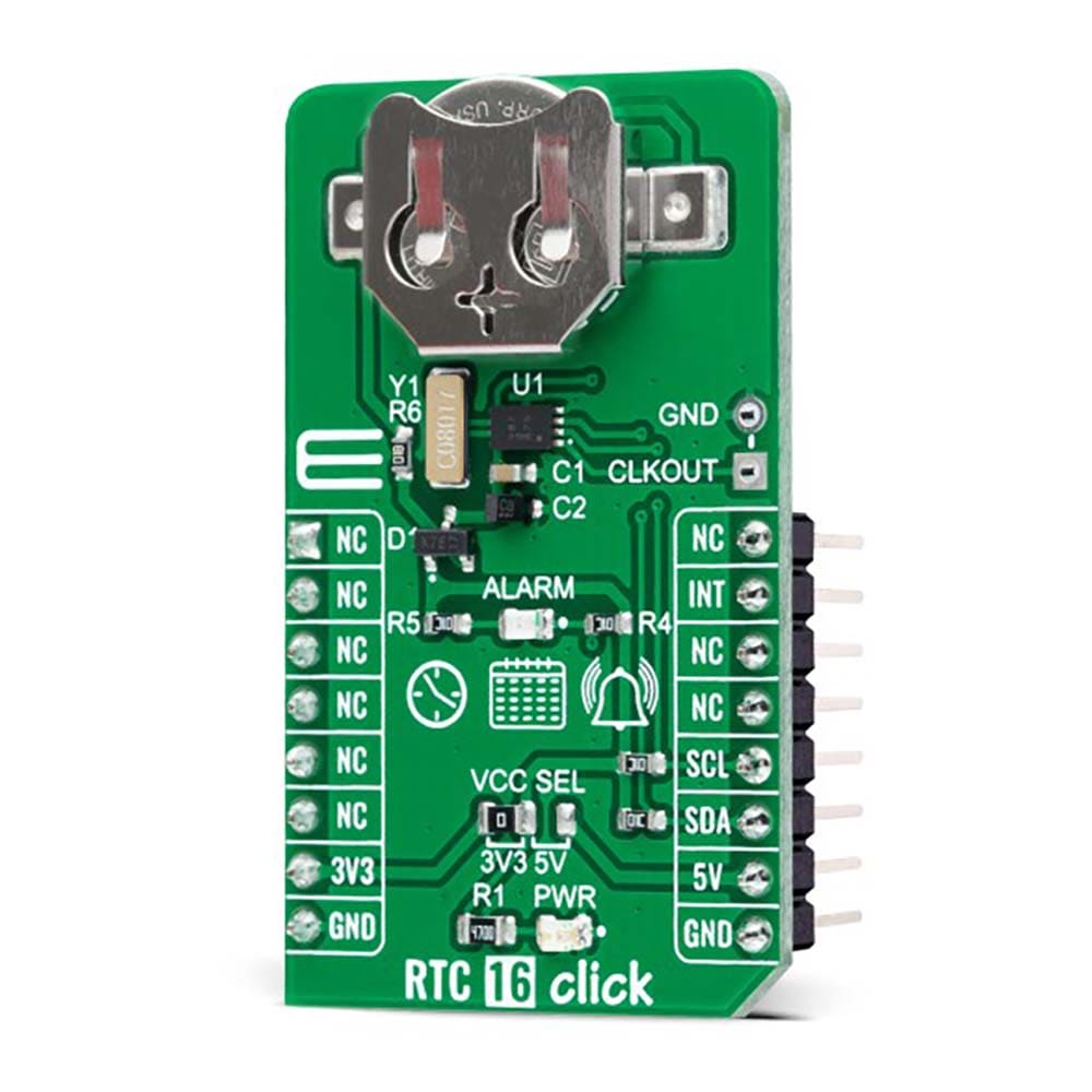 Mikroelektronika d.o.o. MIKROE-5083 RTC 16 Click Board - The Debug Store UK