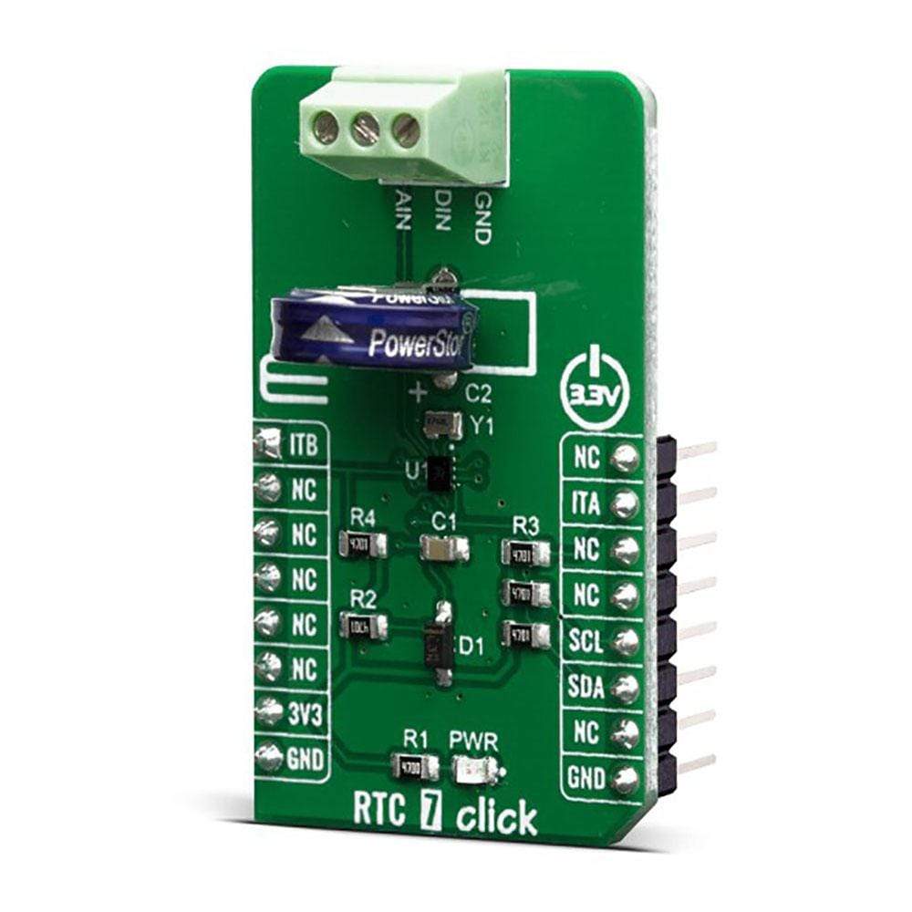 Mikroelektronika d.o.o. MIKROE-2976 RTC 7 Click Board - The Debug Store UK