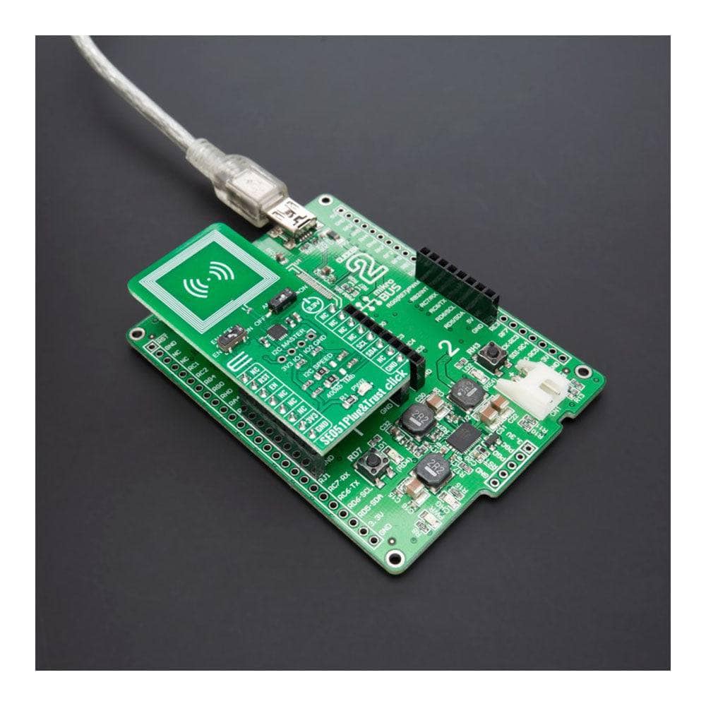 Mikroelektronika d.o.o. MIKROE-5392 SE051 Plug&Trust Click Board - The Debug Store UK