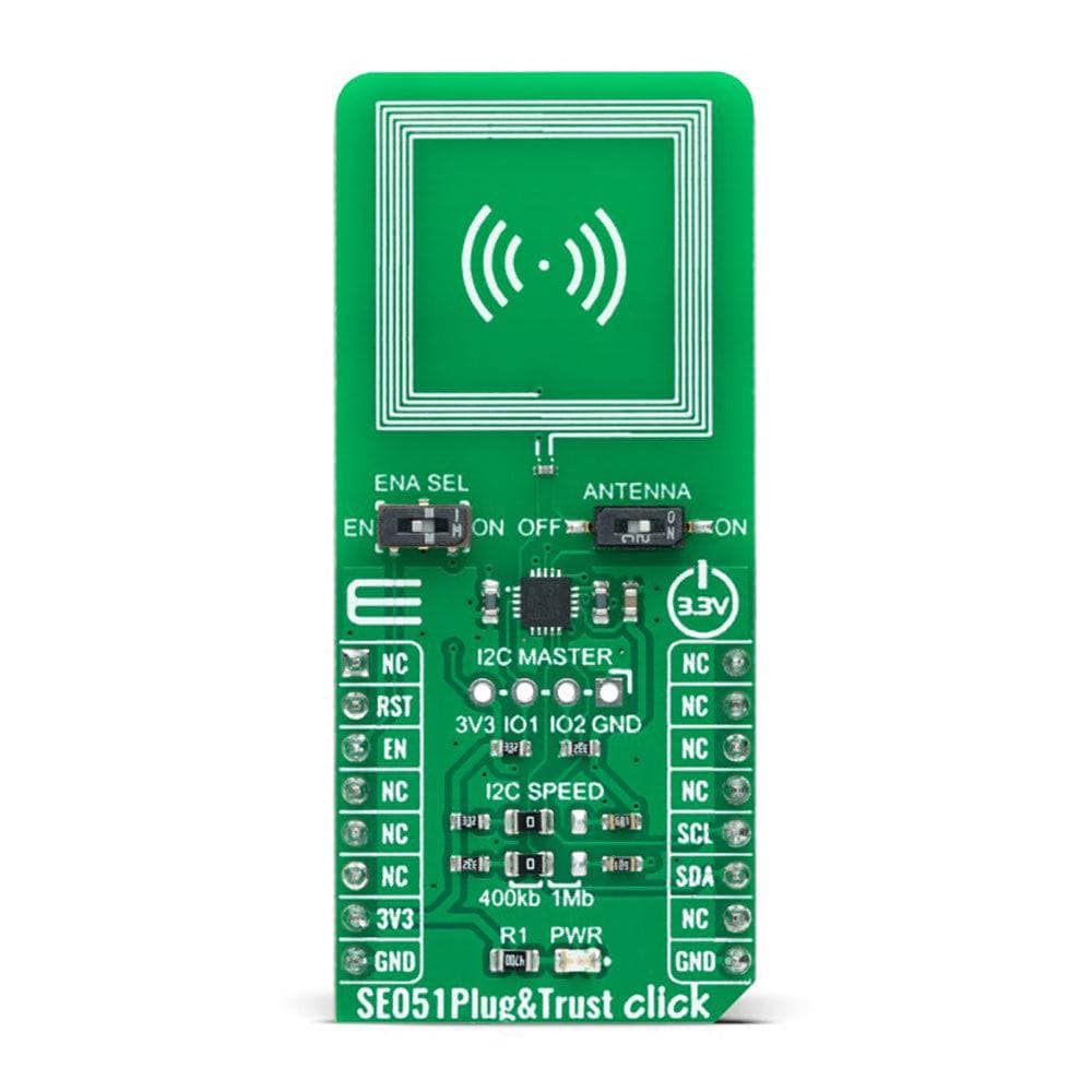 Mikroelektronika d.o.o. MIKROE-5392 SE051 Plug&Trust Click Board - The Debug Store UK