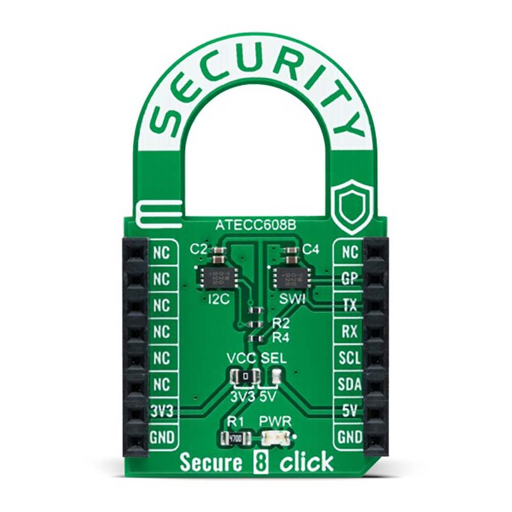 Mikroelektronika d.o.o. MIKROE-5154 Secure 8 Click Board - The Debug Store UK