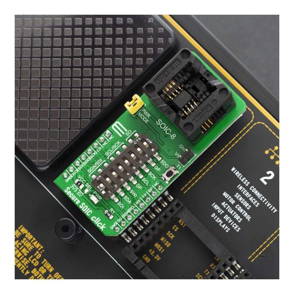 Mikroelektronika d.o.o. MIKROE-3788 Secure SOIC Click Board - The Debug Store UK