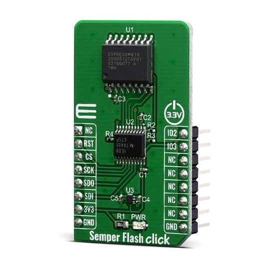 Mikroelektronika d.o.o. MIKROE-3823 Semper Flash Click Board - The Debug Store UK