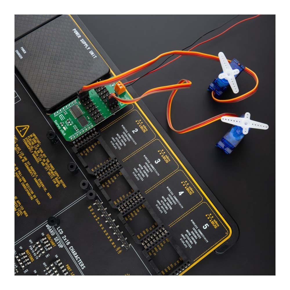 Mikroelektronika d.o.o. MIKROE-3133 Servo Click Board - The Debug Store UK