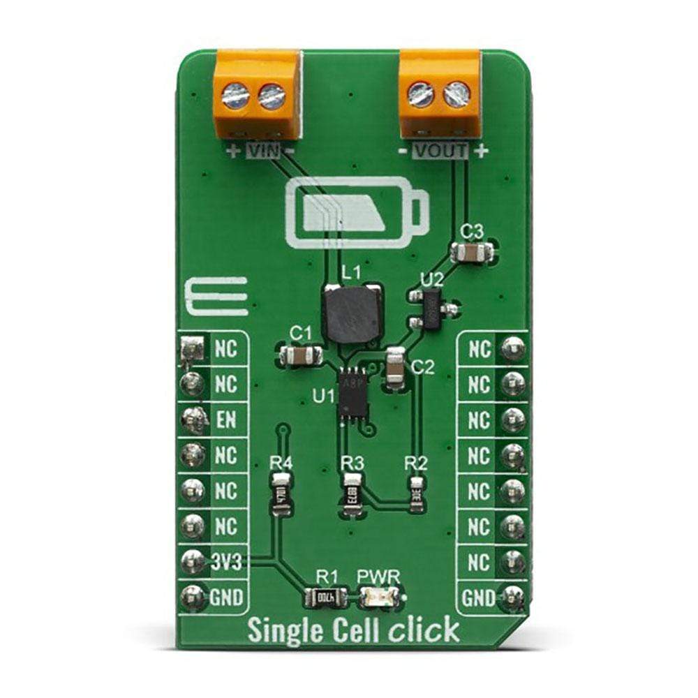 Mikroelektronika d.o.o. MIKROE-3844 Single Cell Click Board - The Debug Store UK
