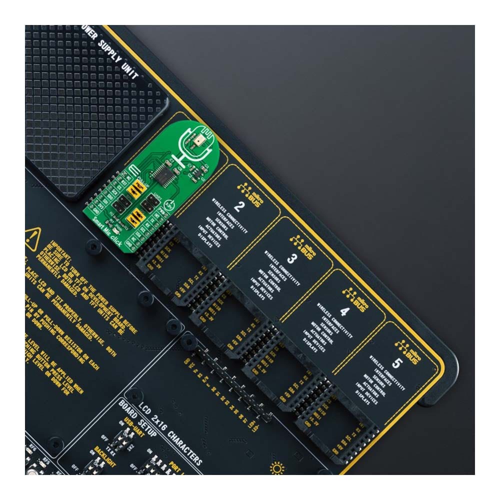 Mikroelektronika d.o.o. MIKROE-4158 Smart Mic Click Board - The Debug Store UK