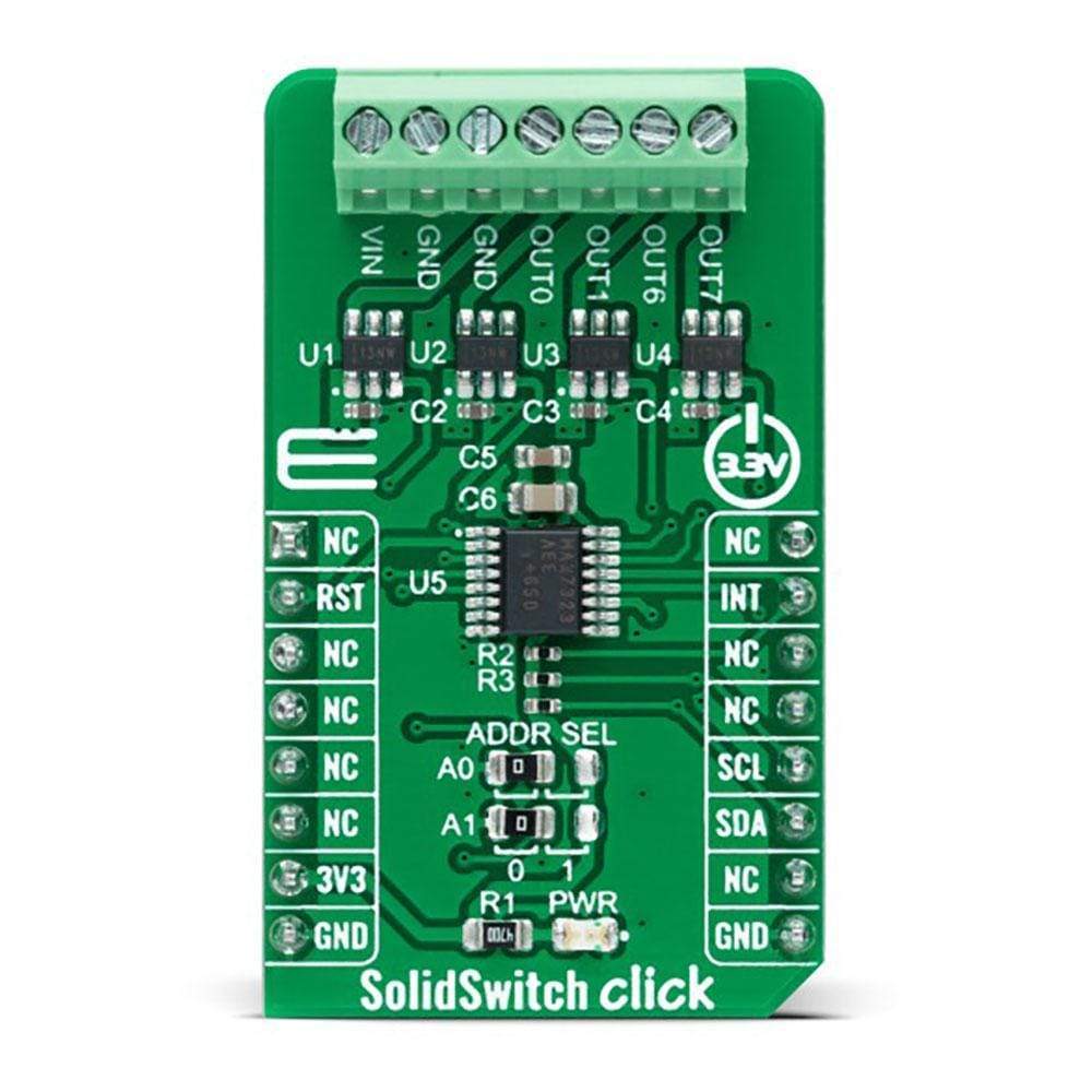 Mikroelektronika d.o.o. MIKROE-4569 SolidSwitch Click Board - The Debug Store UK