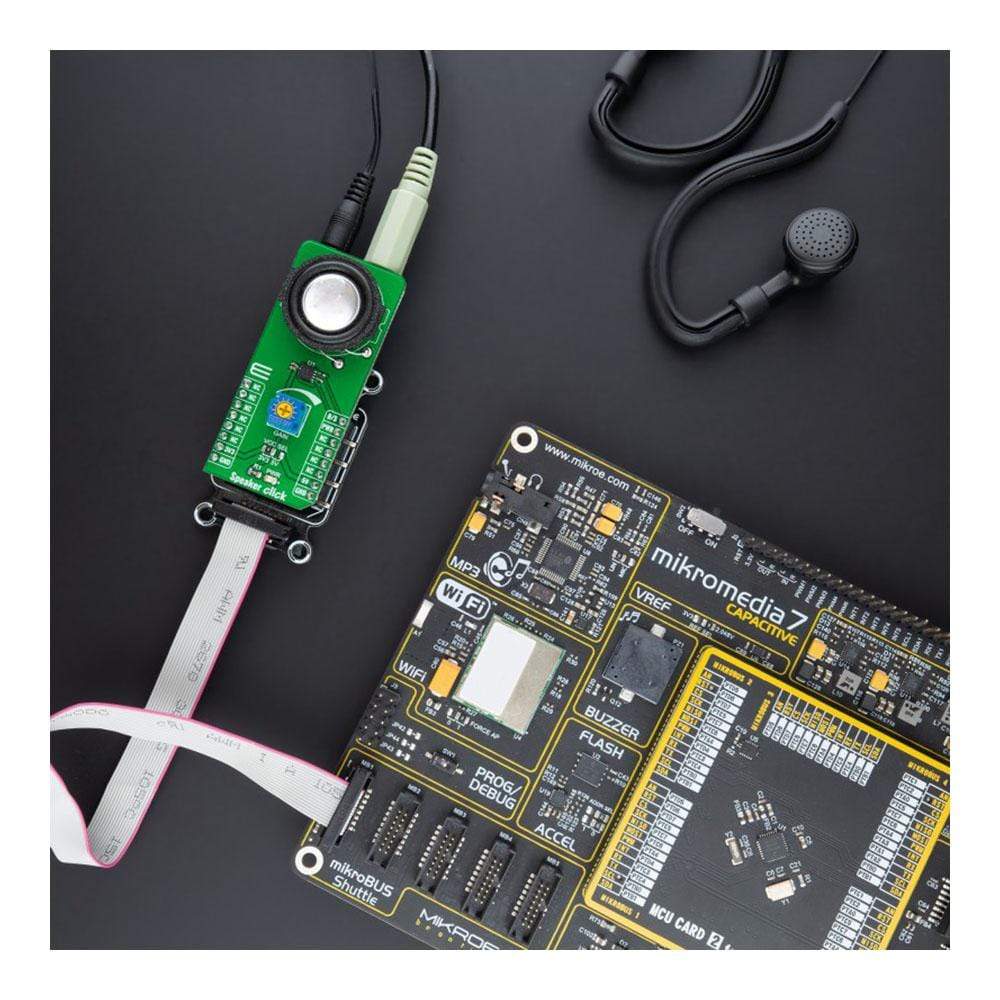 Mikroelektronika d.o.o. MIKROE-4662 Speaker Click Board - The Debug Store UK