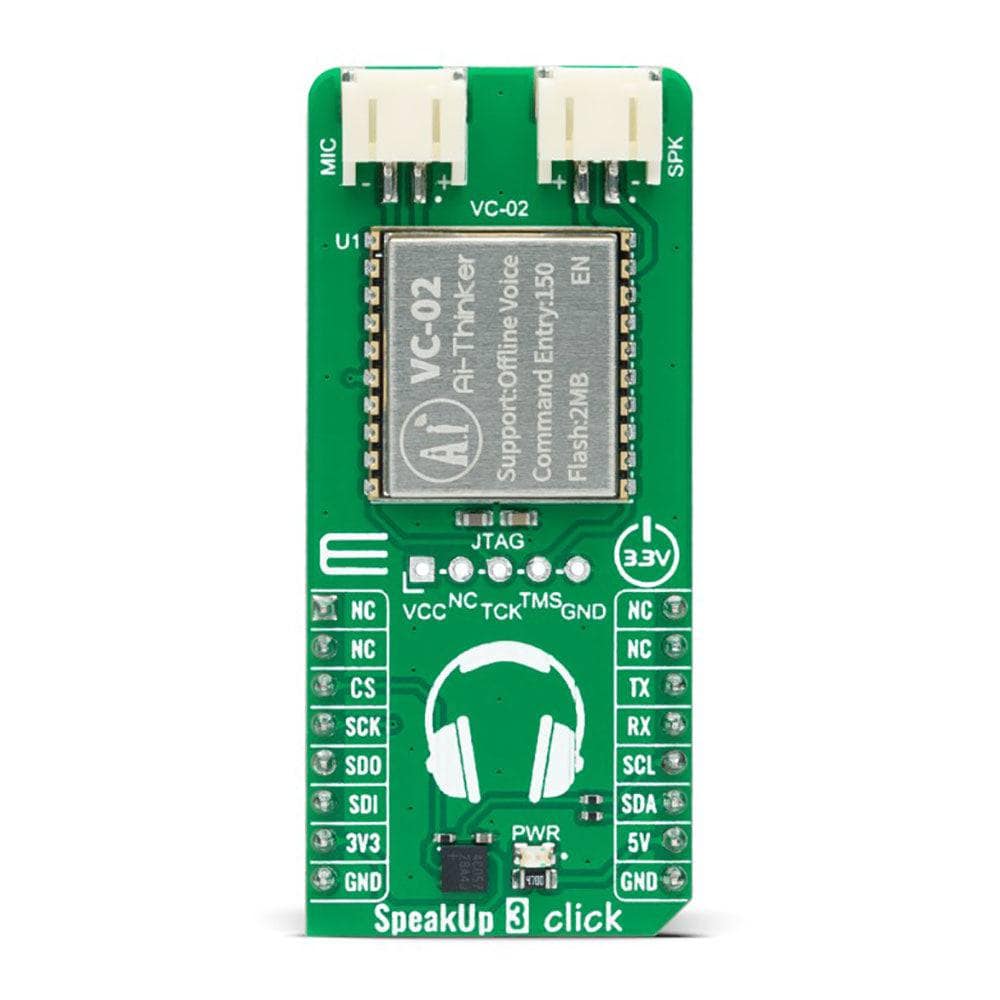Mikroelektronika d.o.o. MIKROE-5420 SpeakUp 3 Click Board - The Debug Store UK