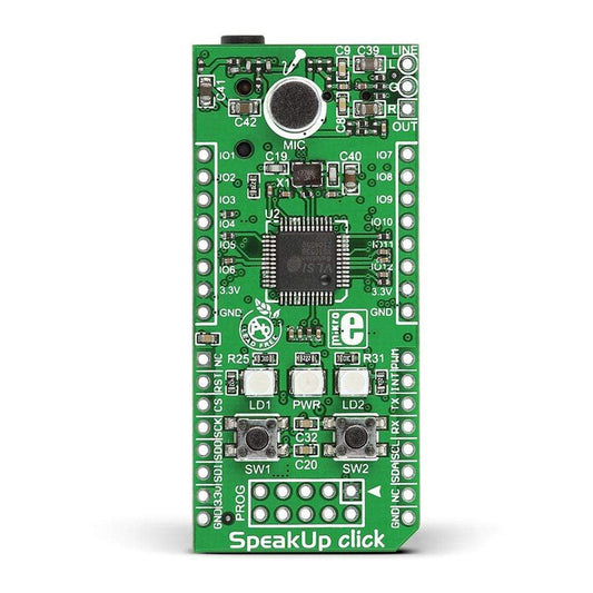 Mikroelektronika d.o.o. MIKROE-1534 SpeakUp Click Board - The Debug Store UK