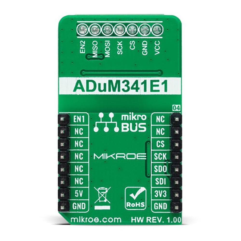 Mikroelektronika d.o.o. MIKROE-4869 SPI Isolator 4 Click Board - The Debug Store UK
