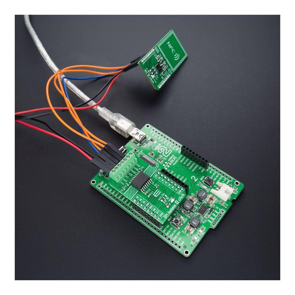 Mikroelektronika d.o.o. MIKROE-4869 SPI Isolator 4 Click Board - The Debug Store UK