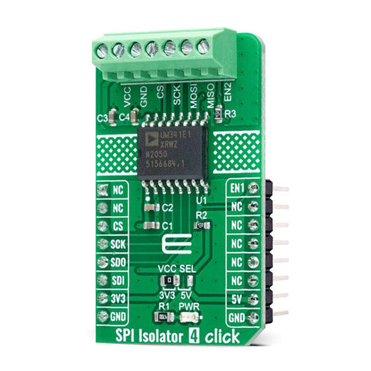 Mikroelektronika d.o.o. MIKROE-4869 SPI Isolator 4 Click Board - The Debug Store UK