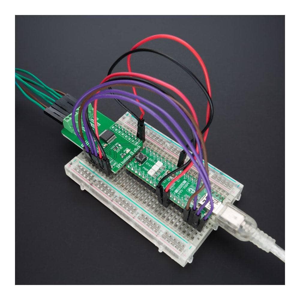 Mikroelektronika d.o.o. MIKROE-5265 SPI Isolator 6 Click Board - The Debug Store UK