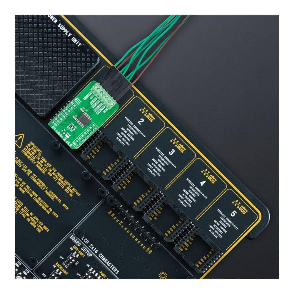 Mikroelektronika d.o.o. MIKROE-5265 SPI Isolator 6 Click Board - The Debug Store UK