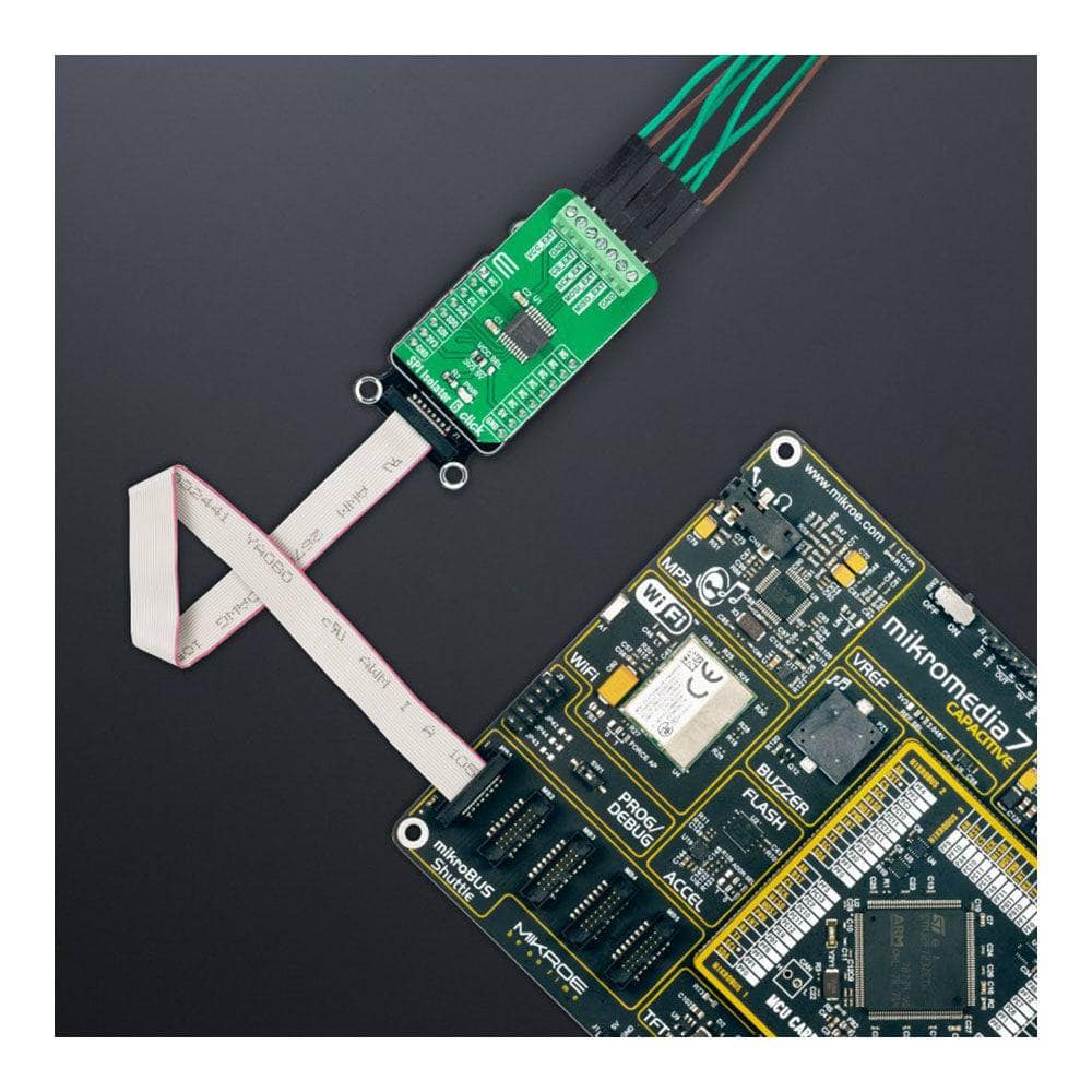 Mikroelektronika d.o.o. MIKROE-5265 SPI Isolator 6 Click Board - The Debug Store UK