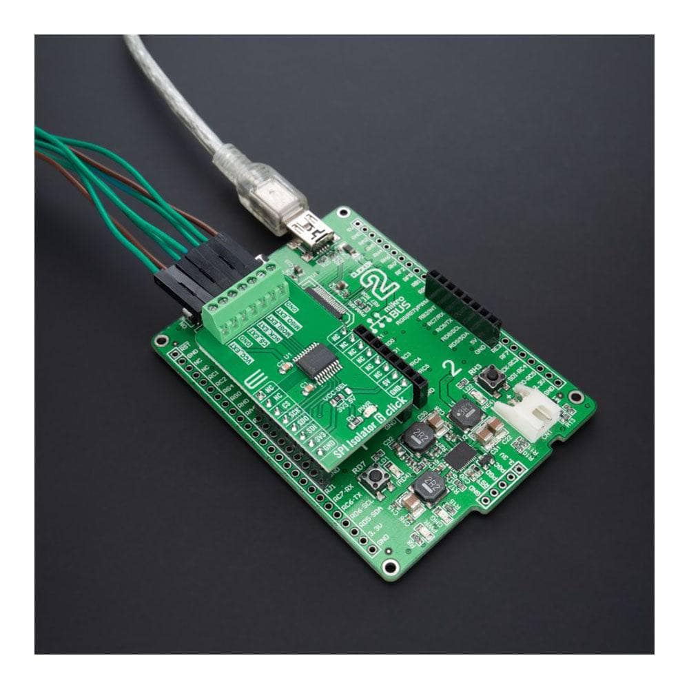 Mikroelektronika d.o.o. MIKROE-5265 SPI Isolator 6 Click Board - The Debug Store UK