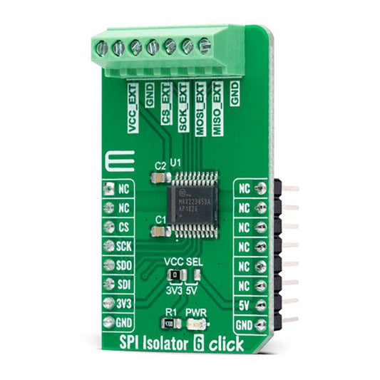 Mikroelektronika d.o.o. MIKROE-5265 SPI Isolator 6 Click Board - The Debug Store UK