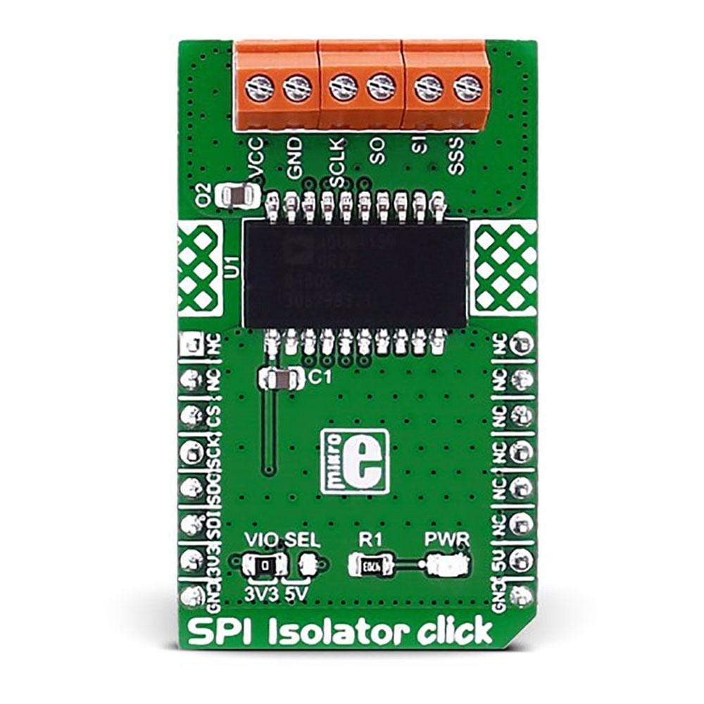 Mikroelektronika d.o.o. MIKROE-2583 SPI Isolator Click Board - The Debug Store UK