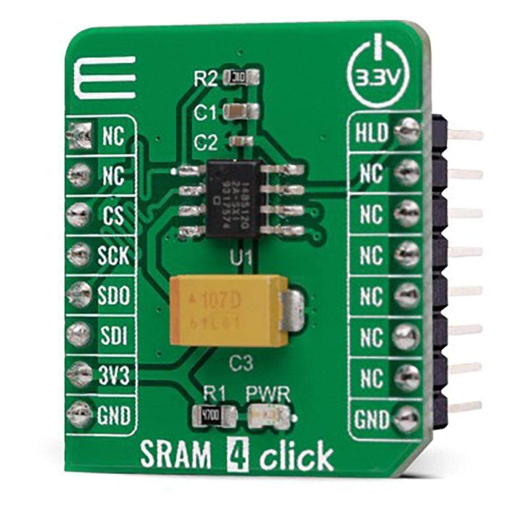 Mikroelektronika d.o.o. MIKROE-4835 SRAM 4 Click Board - The Debug Store UK