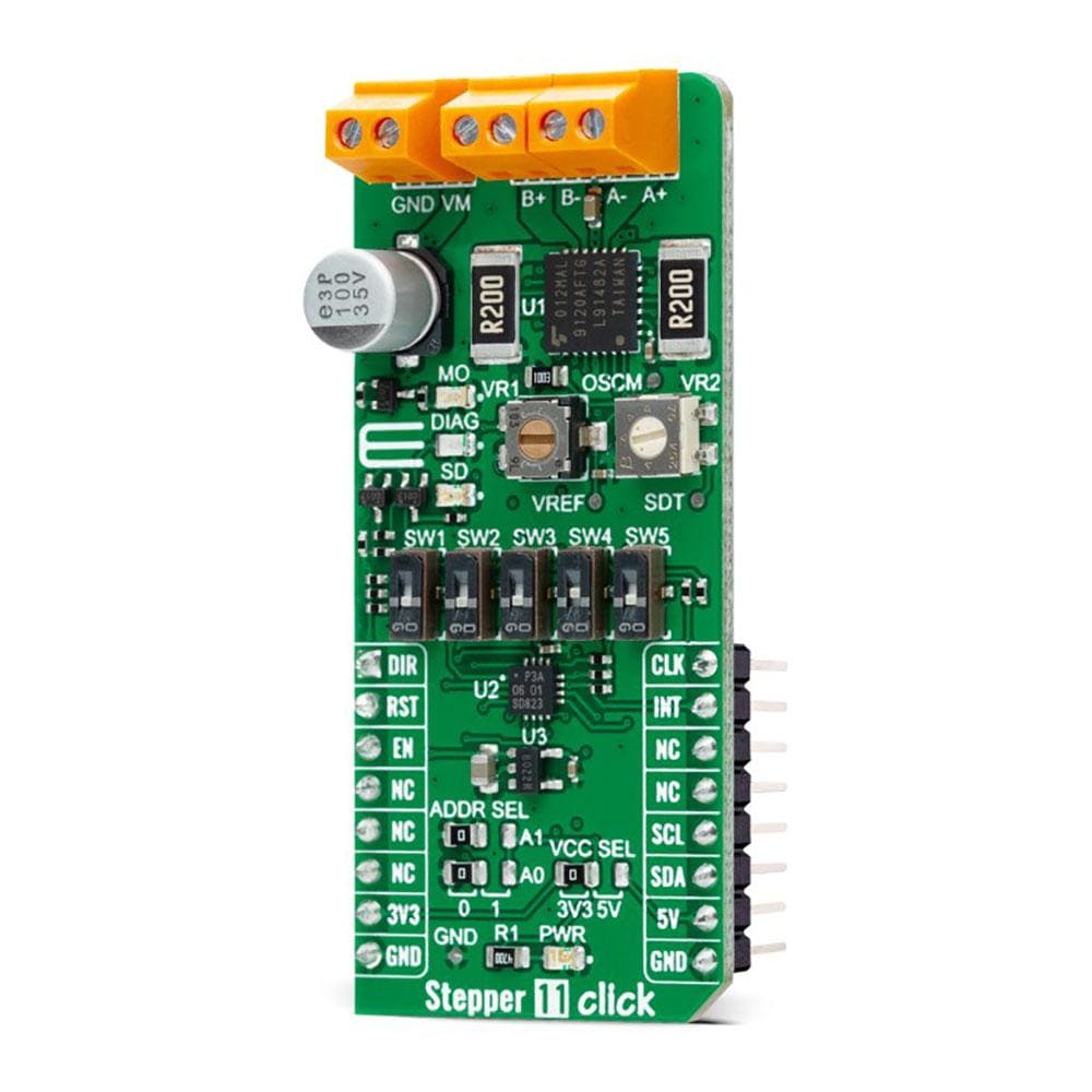 Mikroelektronika d.o.o. MIKROE-4578 Stepper 11 Click Board - The Debug Store UK