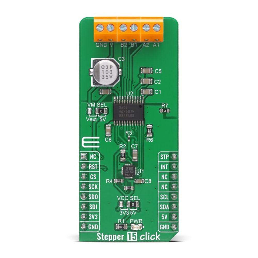 Mikroelektronika d.o.o. MIKROE-4639 Stepper 15 Click Board - The Debug Store UK